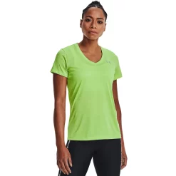 Women's Under Armour Tech™ Twist V-Neck Tee -Adidas shop 2633463 Quirky Lime