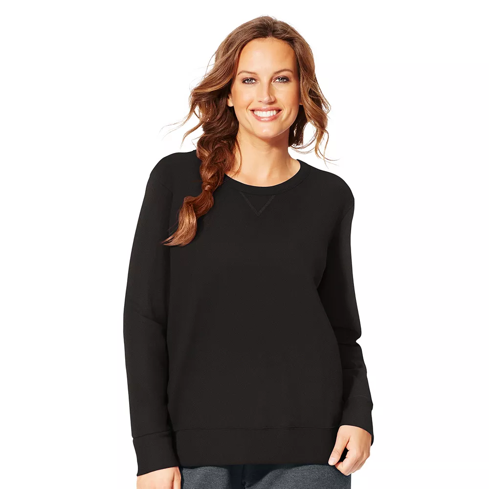 Plus Size Just My Size Fleece Crew Sweatshirt 3 Plus Size Just My Size Fleece Crew Sweatshirt