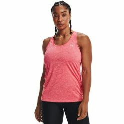 Women's Under Armour Tech Tank -Adidas shop 2897117 Brilliance Pink White