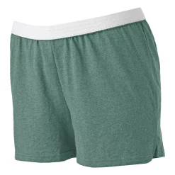 Juniors' Plus Size Soffe Curves Classic Shorts -Adidas shop 2970681 Moss Heather