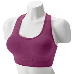 Tek Gear® Seamless Low-Impact Sports Bra -Adidas shop 2976589 Ravishing Orchid