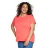 Plus Size Croft & Barrow® Essential Crewneck Tee