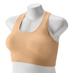 Plus Size Tek Gear® Seamless Low-Impact Sports Bra -Adidas shop 3548821 Mini Latte