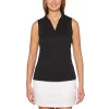 Women's Grand Slam Sleeveless Golf Polo -Adidas shop 3696293 Caviar