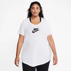 Plus Size Nike Essential Tunic -Adidas shop 3865312 White