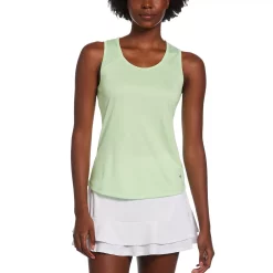 Women's Grand Slam Tennis Solid Tank Top -Adidas shop 3933490 Paradise Green