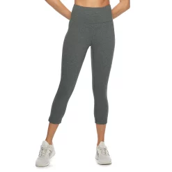 Women's Tek Gear® Essential High-Waisted Capri Leggings -Adidas shop 3977494 Ink Heather
