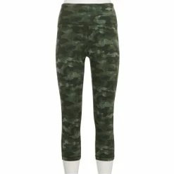 Women's Tek Gear® Essential High-Waisted Capri Leggings -Adidas shop 3977494 Sage Camo