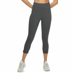 Women's Tek Gear® Essential High-Waisted Capri Leggings -Adidas shop 3977494 Slate Heather