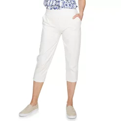 Women's Croft & Barrow® Easy Pull-On Knit Capri Pants -Adidas shop 3982181 White