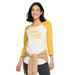 Women's Sonoma Goods For Life® Baseball Tee -Adidas shop 4008826 Keep On Keepen On