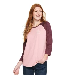 Women's Sonoma Goods For Life® Baseball Tee -Adidas shop 4008826 Plum Oh What Fun