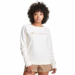Women's Champion® Powerblend Fleece Boyfriend Sweatshirt -Adidas shop 4010308 Natural
