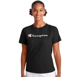 Women's Champion® Classic Graphic Tee -Adidas shop 4010330 Black