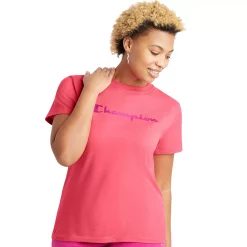 Women's Champion® Classic Graphic Tee -Adidas shop 4010330 Pinky Peach