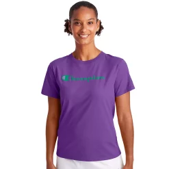 Women's Champion® Classic Graphic Tee -Adidas shop 4010330 Purple Crush