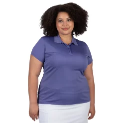 Plus Size Nancy Lopez Short Sleeve Polo -Adidas shop 4016811 Corsica