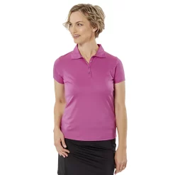 Plus Size Nancy Lopez Short Sleeve Polo -Adidas shop 4016811 Iris