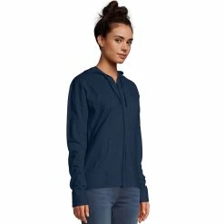 Women's Hanes® Slub Jersey Full Zip Hooded Sweatshirt 20 Women's Hanes® Slub Jersey Full Zip Hooded Sweatshirt -Adidas shop 4148821 ALT2