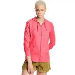 Women's Hanes® Slub Jersey Full Zip Hooded Sweatshirt 17 Women's Hanes® Slub Jersey Full Zip Hooded Sweatshirt -Adidas shop 4148821 Briny Pink