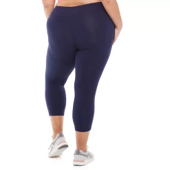 Plus Size Tek Gear® Essential High-Waisted Capri Leggings -Adidas shop 4215123 ALT