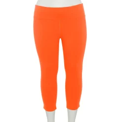 Plus Size Tek Gear® Essential High-Waisted Capri Leggings -Adidas shop 4215123 Endless Lava