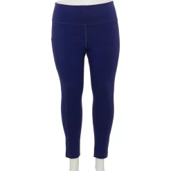Plus Size Tek Gear® Pocket High-Waisted 7/8 Leggings -Adidas shop 4219703 Plum Valley