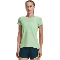Women's Under Armour HeatGear® Crewneck Tee -Adidas shop 4246032 Aqua Foam
