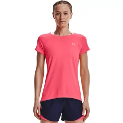 Women's Under Armour HeatGear® Crewneck Tee -Adidas shop 4246032 Brilliance Pink