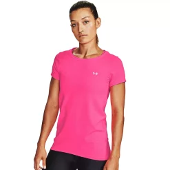 Women's Under Armour HeatGear® Crewneck Tee -Adidas shop 4246032 Cerise