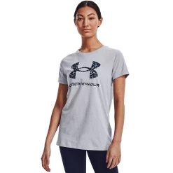 Women's Under Armour Graphic Tee -Adidas shop 4246163 020 Mod Gray Lite Hthr