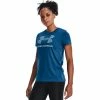 Women's Under Armour Graphic Tee -Adidas shop 4246163 Cruise Blue