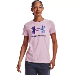 Women's Under Armour Graphic Tee -Adidas shop 4246163 Pink Fog