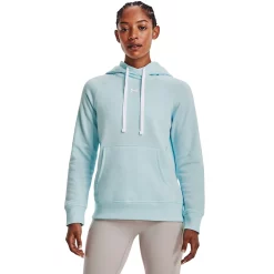 Women's Under Armour Rival Fleece Hoodie -Adidas shop 4246168 Fuse Teal