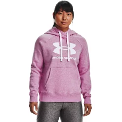 Women's Under Armour Rival Fleece Logo Hoodie -Adidas shop 4246170 Jellyfish Medium