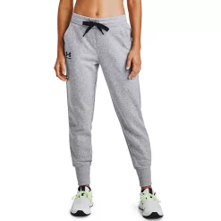 Women's Under Armour Rival Fleece Jogger Pants -Adidas shop 4246189 Steel Medium Heather