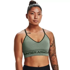 Under Armour Seamless Low-Impact Sports Bra -Adidas shop 4246206 Silica Green