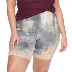 Juniors' Plus Size SO® Lounge High Waist Side Piece Bike Shorts