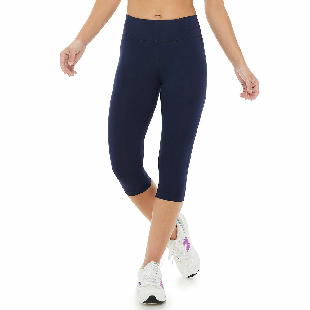 Women's Tek Gear® Essential High-Waisted Skimmer Capri Leggings 4 Women's Tek Gear® Essential High-Waisted Skimmer Capri Leggings - Image 2