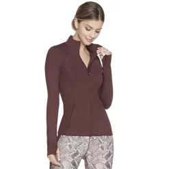 Women's Skechers® GOWALK™ GOFLEX™ Mesh-Insert Jacket -Adidas shop 4273199 Chocolate Drizzle