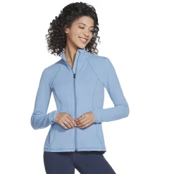 Women's Skechers® GOWALK™ GOFLEX™ Mesh-Insert Jacket -Adidas shop 4273199 Serenity Blue