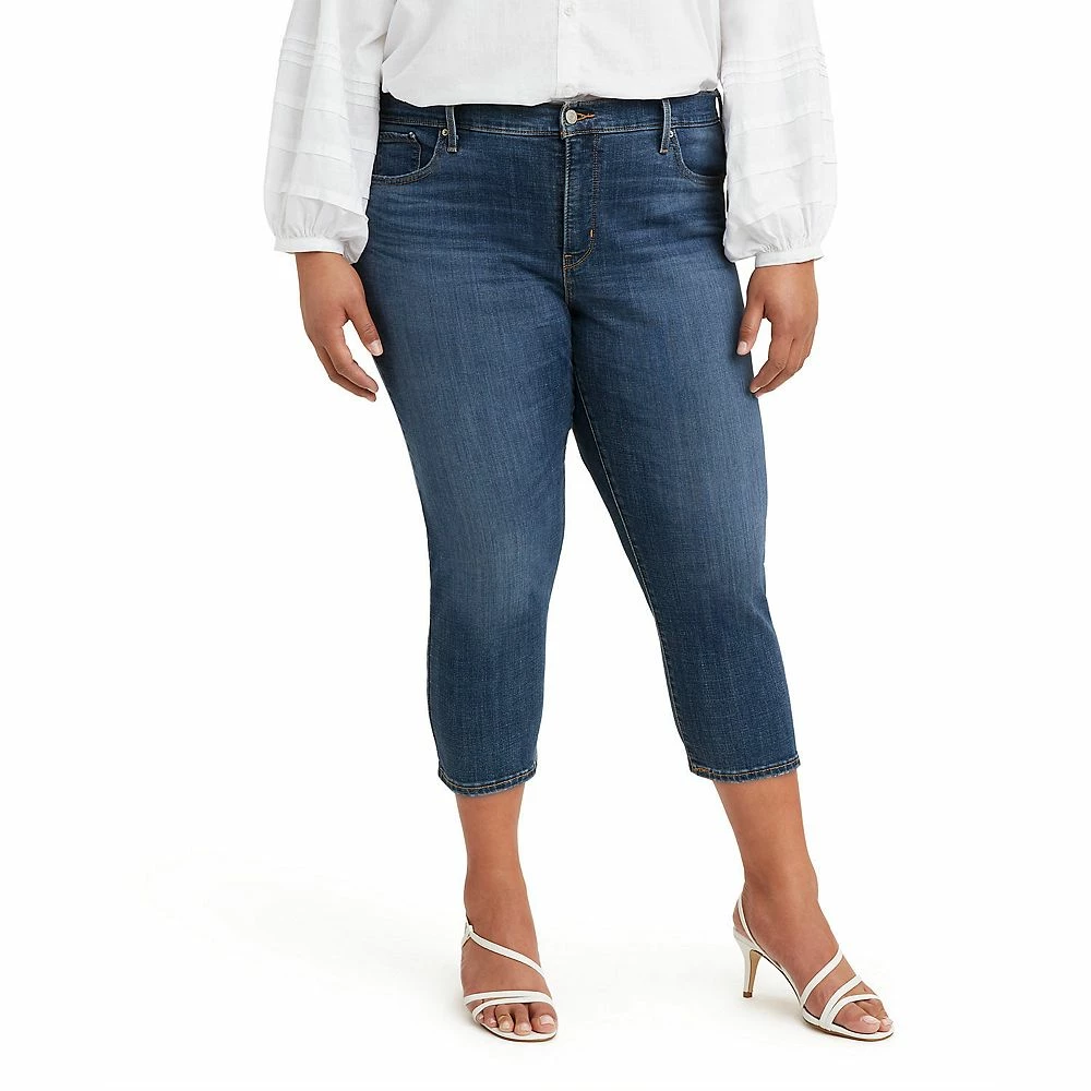 Plus Size Levi's® 311 Shaping Capris 4 Plus Size Levi's® 311 Shaping Capris - Image 2