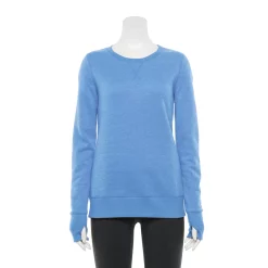 Women's Tek Gear® Ultrasoft Fleece Crewneck Sweatshirt -Adidas shop 4302798 New Periwinkle
