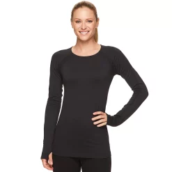 Women's Gaiam Warrior Seamless Scoopneck Tee -Adidas shop 4341349 Black