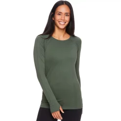 Women's Gaiam Warrior Seamless Scoopneck Tee -Adidas shop 4341349 Climbing Ivy