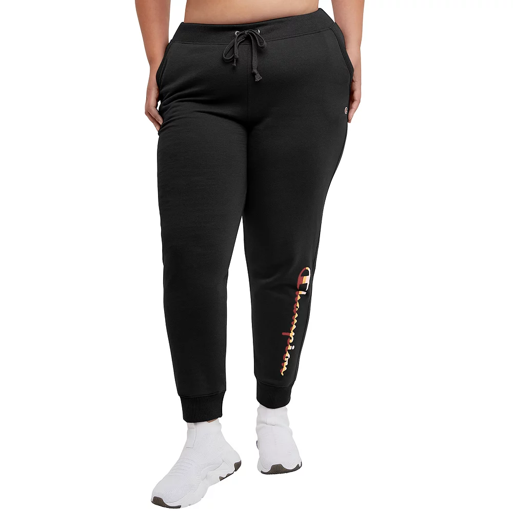 Plus Size Champion® Powerblend Fleece Graphic Joggers 9 Plus Size Champion® Powerblend Fleece Graphic Joggers - Image 7