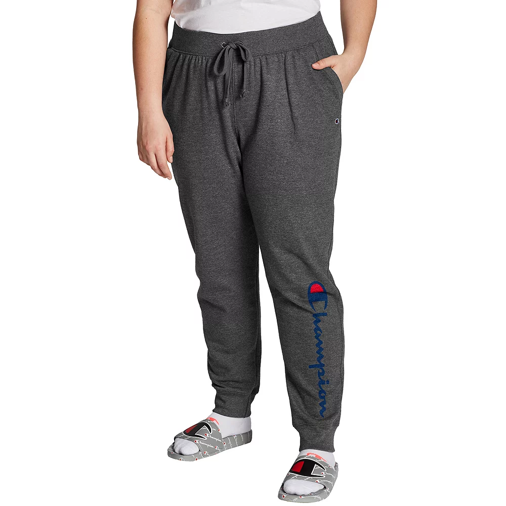 Plus Size Champion® Powerblend Fleece Graphic Joggers 7 Plus Size Champion® Powerblend Fleece Graphic Joggers - Image 5