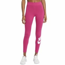 Women's Nike Sportswear Essential High-Waisted Leggings -Adidas shop 4509109 Fireberry White