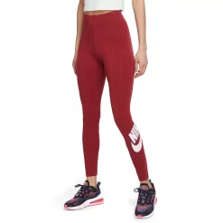 Women's Nike Sportswear Essential High-Waisted Leggings -Adidas shop 4509109 Pomegranate White