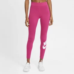 Plus Size Nike Sportswear Essential High-Waisted Leggings -Adidas shop 4509275 Fireberry White